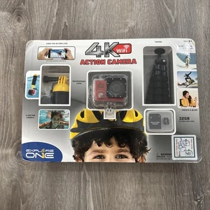 Cámara de acción Explore One 4K Wifi con tarjeta microflash de 32 GB y trípode nueva - Imagen 1 de 2