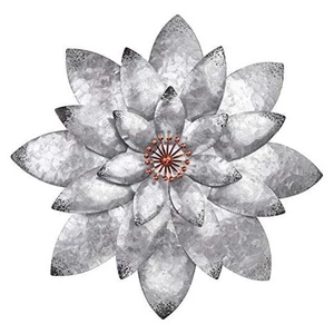 Böhmische Wanddeko aus verzinktem Metall Blume Metall Wandbild verzinkt - B - Bild 1 von 7