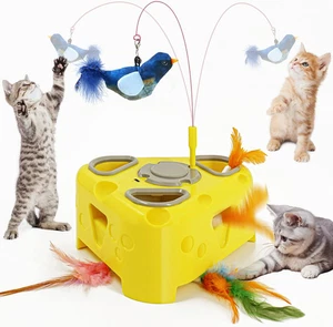 Giochi Interattivi per Gatti, 3 in 1 Giocattolo Elettrico per Gatti Con Gioco Sc - Foto 1 di 12