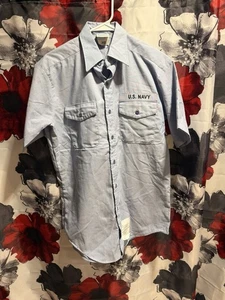 Auténtica Camisa Utilitaria Alistada de la Marina de los Estados Unidos SP0100-04-D-0457 Excedente Militar - Imagen 1 de 5