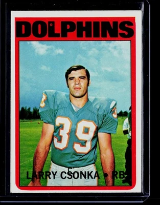 1972 Topps #140 Larry Csonka - Image 1 of 2