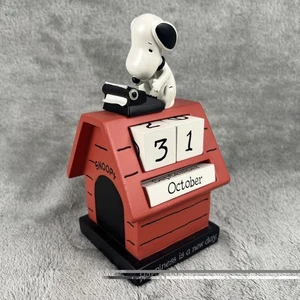 Snoopy Perpetual Calendar Dog House Typewriter Happiness is a New Day Hallmark  - Picture 1 of 8