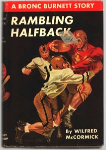 WANDERNDER HALFBACK VON WILFRED MCCORMICK -- BRONC BURNETT #4 FOOTBALL 1950. - Bild 1 von 3