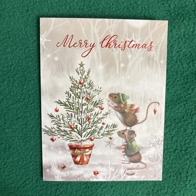 LIQUIDATING-Leanin’ Tree Christmas Greeting Note Card “Merry Christmas…” - Image 1 of 4