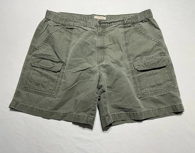 Pantalones cortos cargo Savane para hombre talla 42 verde oliva 100 % algodón bolsillos utilitarios Foto 1 de 4