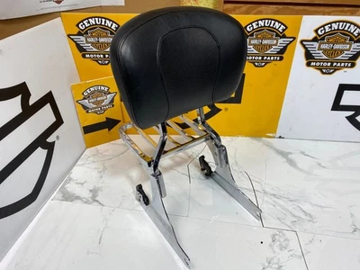 00upOEM FatBoy Softail Deluxe Springer Sissy Bar respaldo pasajero portaequipajes Foto 1 de 4