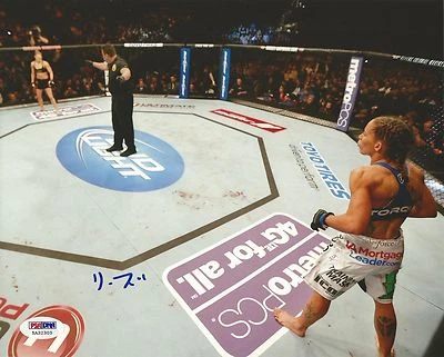 Liz Carmouche Signed UFC 157 8x10 Photo PSA/DNA COA Auto Picture Ronda Rousey 1 - Image 1 of 4