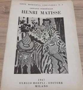 HENRI MATISSE - Giovanni Scheiwiller - Hoepli 1947 - Foto 1 di 1
