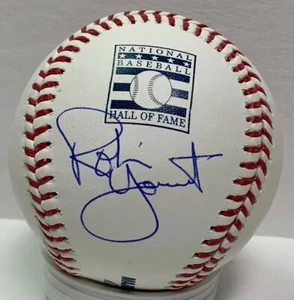 Brewers ROBIN YOUNT Signed Official MLB Hall of Fame LOGO Baseball #2 AUTO - Picture 1 of 1