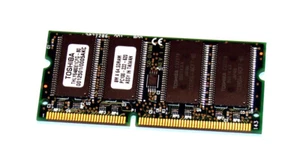 64MB SO-DIMM 144-pin SD-RAM PC-100 CL2 'Toshiba THLY6480E1CFG-80' - Picture 1 of 2