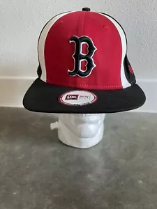 Boston Red Sox NEW ERA Snapback Cap Hat Cooperstown Multi-Color Red White Black - Picture 1 of 9