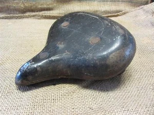 Vintage Metal Bike Seat Antique Bicycle Parts Toy Cyclist 8893 - Picture 1 of 1