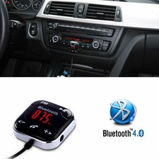Handsfree Wireless Bluetooth LCD USB MP3 AUX SD FM Transmitter Magnet Car Kit