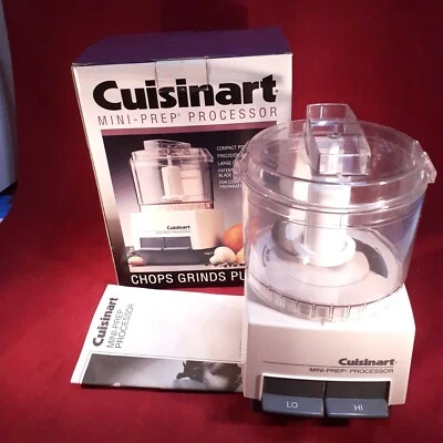 Cuisinart Mini-Prep Food Processor  2 Speed DLC-1 White  - Image 1 of 4