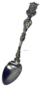Italian Teaspoon Souvenir Rearing Horse Equestian Ferrari Symbol 13.5 cm - Picture 1 of 13