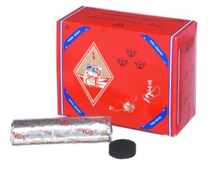 Schnellzünder Kohletabletten 3 cm 1 Rolle á 10 Stück Shisha Rauch Duft Palliativ - Bild 1 von 1