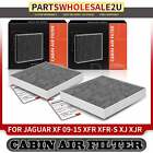 Set of 2 Activated Carbon Cabin Air Filter for Jaguar XF XFR XFR-S XJ XJR XJR575