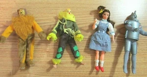 VINTAGE WIZARD OF OZ FIGURINES LION TIN MAN DOROTHY SCARECROW - Picture 1 of 10