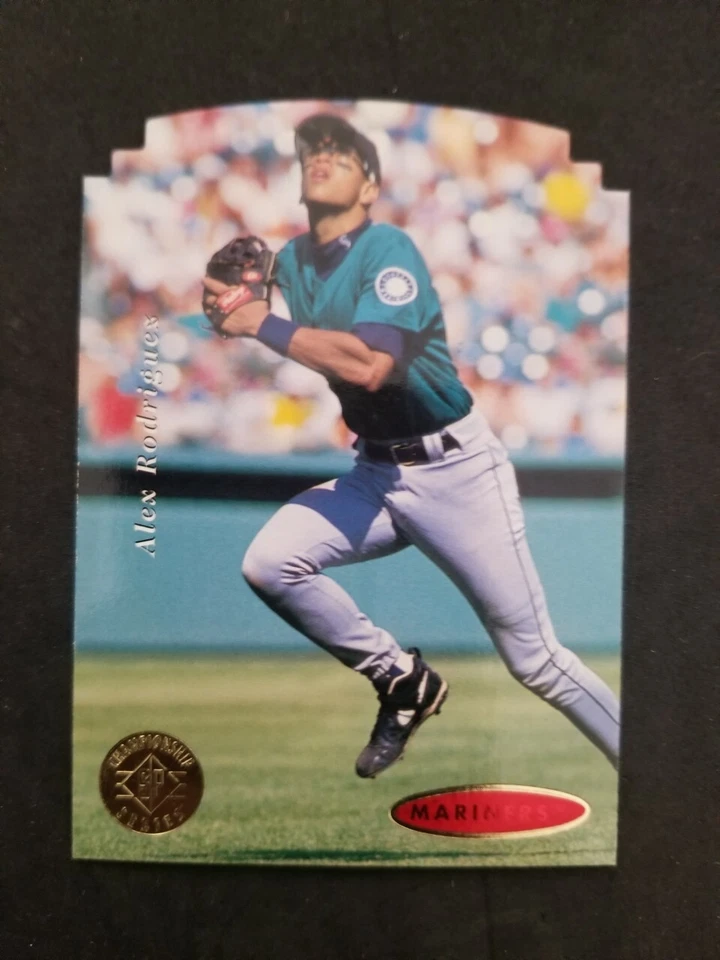 1995 Upper Deck SP championship series ALEX RODRIGUEZ diecut card # 184 - Image 1 of 1