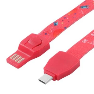 Ahomi del Collo Cordino Mano Cinturino da Polso String Tipo-c Ricarica Micro USB - Zdjęcie 1 z 11