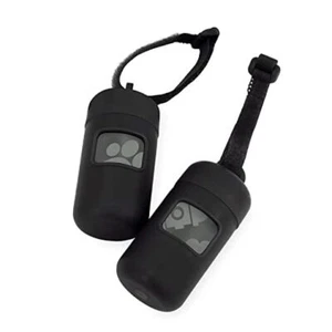Dog Poop Bag Holder Leash Attachment with 2 Count (Pack of 1) Black (Plastic) - Picture 1 of 6