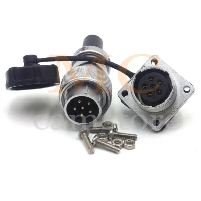 WEIPU WS20 5 pin Aviation Connector, Waterproof Industrial Circular Plug Socket - Image 1 of 4