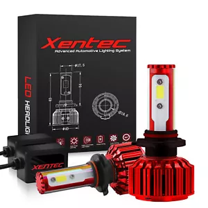 H11 LED Headlight Kit Xentec Bulbs 120W 12800LM 6000K Also Fit H8 H9 Size - Picture 1 of 11