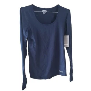 Brandneu Bench Figurativ Marineblau Damen Langarm Activewear Oberteil - Bild 1 von 4