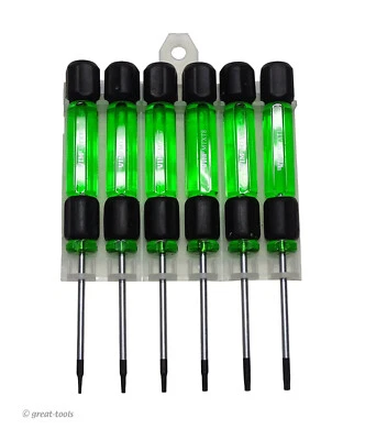 MINIATURE TORX SCREWDRIVERS – 6-pc mini screwdriver set – VIM Tools – T5 to T10 - Image 1 of 3