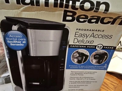 Hamilton Beach 12-Cup Coffee Maker 1050W - Black - Image 1 of 2
