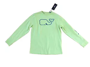 NWT Boy's Vineyard Vines Green Hockey Stick Whale Fill Pocket T- Shirt L $32.50 - Picture 1 of 4