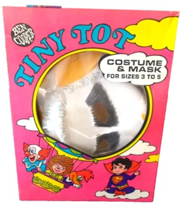 Vintage-1958 Ben Cooper Tiny Tot Kostüm & Maske-Lamb Chop-#168-4 Gr. 3-5-RAR - Bild 1 von 10