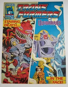 Transformers UK Magazine #216 (Marvel Comics, 1989) Visionari - Foto 1 di 2