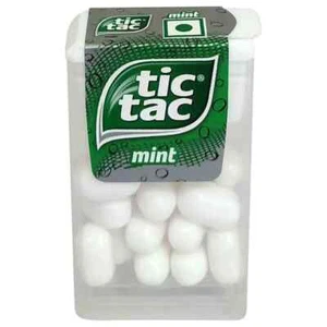 Pack de 20 caramelos Tic Tac sabor menta fresco, 7,7 g cada uno - Imagen 1 de 7