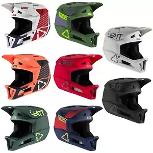Leatt Full Face Helmet MTB 1.0 DH Mountain Bike Downhill Freeride Offroad Enduro Bike - Picture 1 of 31