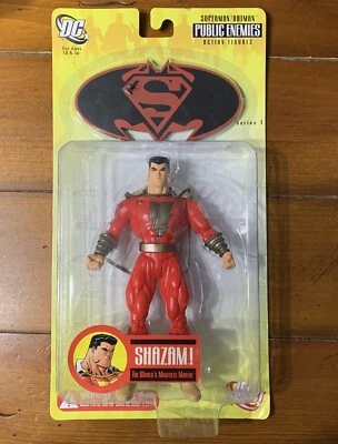 Figura de acción DC Direct Public Enemies serie 1 SHAZAM (2005) sellada Foto 1 de 4