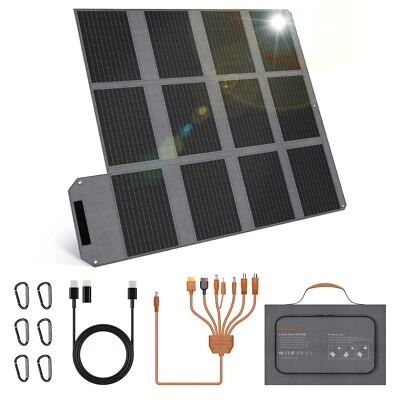 MHPOWOS 80W 120W Faltbar Solarpanel Solarmodul for Jackery EXPLORER 240 300 Powerstation