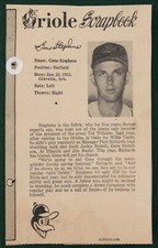 1961 BALTIMORE NEWS-POST SCRAPBOOK GENE STEPHENS