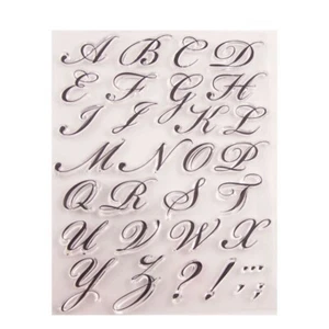 Alphabet Letter Number Fondant Embosser Clear Stamp Cutter Mould Scrapbooking - Picture 1 of 7