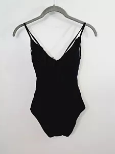 Decreto ¡Nuevo! Traje de baño para mujer negro con detalle de flecos UNA PIEZA negro talla XS - Imagen 1 de 6