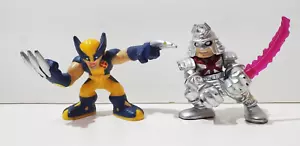 Hasbro Marvel Super Hero Squad Wolverine & Silver Samurai lose Actionfiguren - Bild 1 von 3