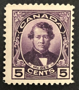 Canada Stamps 1927 Thomas D'Arcy McGee, 5 Cent, Scott # 146, Mint H Lot # 27A6.1 - Picture 1 of 3