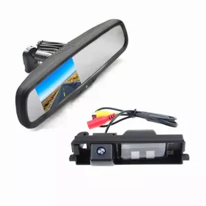 Parking Reversing Camera & Rear View Mirror Monitor For Toyota RAV4 (2006-2012) - Picture 1 of 8