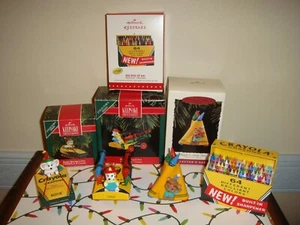 Hallmark Crayola Crayon 1990, 1992, 1995 #2, #4 And #7 Plus 2015 Big Box Of 64!  - Picture 1 of 9