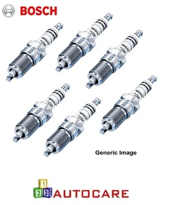 X6 Bosch SuperPlus Spark Plugs For Golf MK3 2.8 VR6 - Picture 1 of 1