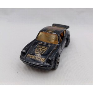 Vintage Matchbox Superfast No.3 Porsche Turbo 911 Black Die Cast