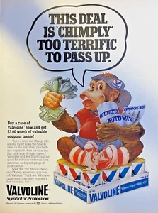1984 Zeitschrift Werbung Valvoline Oil Chimply Terriffic - Bild 1 von 1