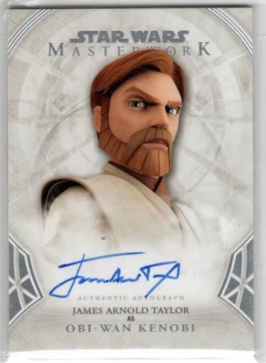 STAR WARS 2018 MASTERWORK A-JAT JAMES ARNOLD TAYLOR AS OBI-WAN KENOBI AUTOGRAPH - Image 1 of 2