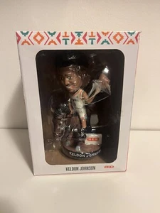 Keldon Johnson Bronco Bustin' Bobblehead San Antonio Spurs HEB - Picture 1 of 10