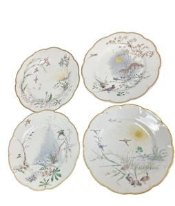 Vintage Haviland Limoges France, complete set of four, Theatre des Saisons CR-R1 - Picture 1 of 13